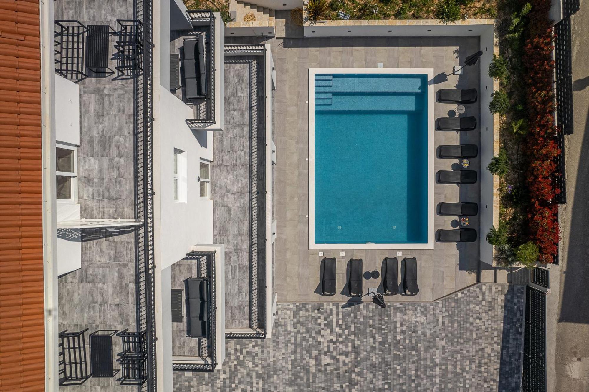 Villa Barbara & Zoran With Free Parking And Heated Swimming Pool Seget Vranjica Zewnętrze zdjęcie